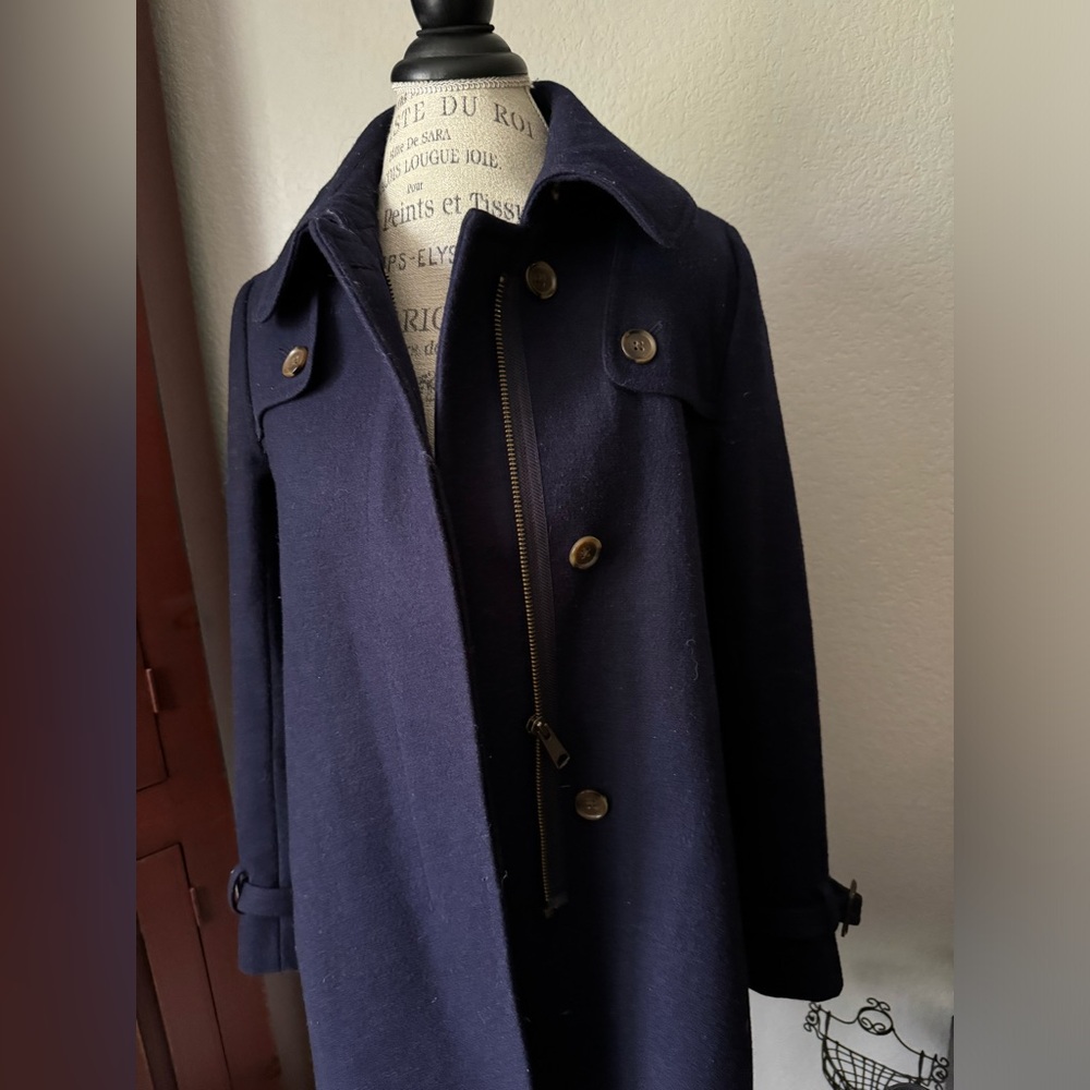 J. Crew Wood Blend Coat Size 6 - Picture 11 of 15